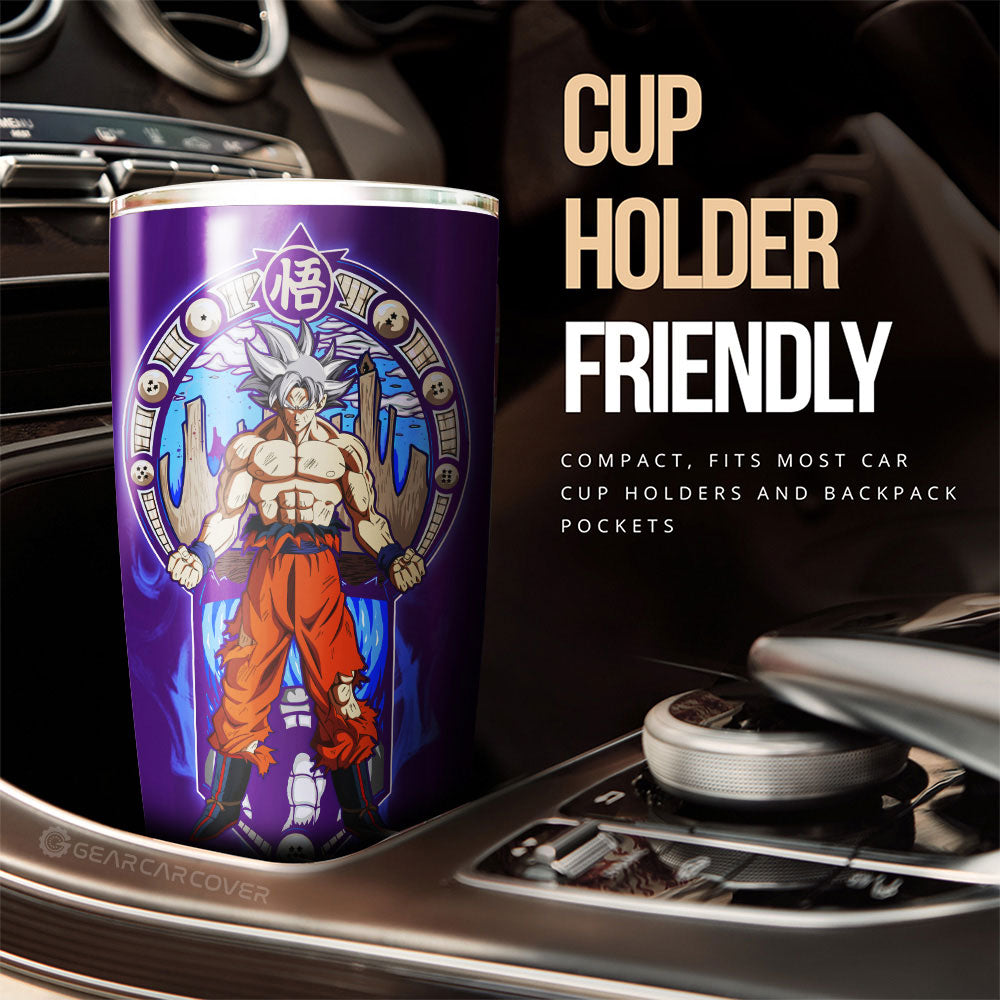 Goku Ultra Instinct Tumbler Cup Custom Dragon Ball Car Interior Accessories