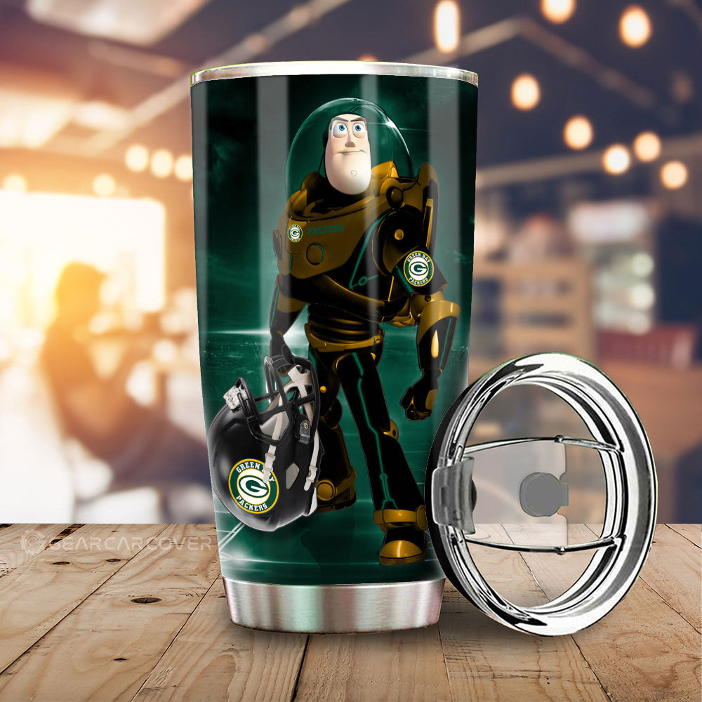 Green Bay Packers Tumbler Cup Custom Car Accessories For Fan