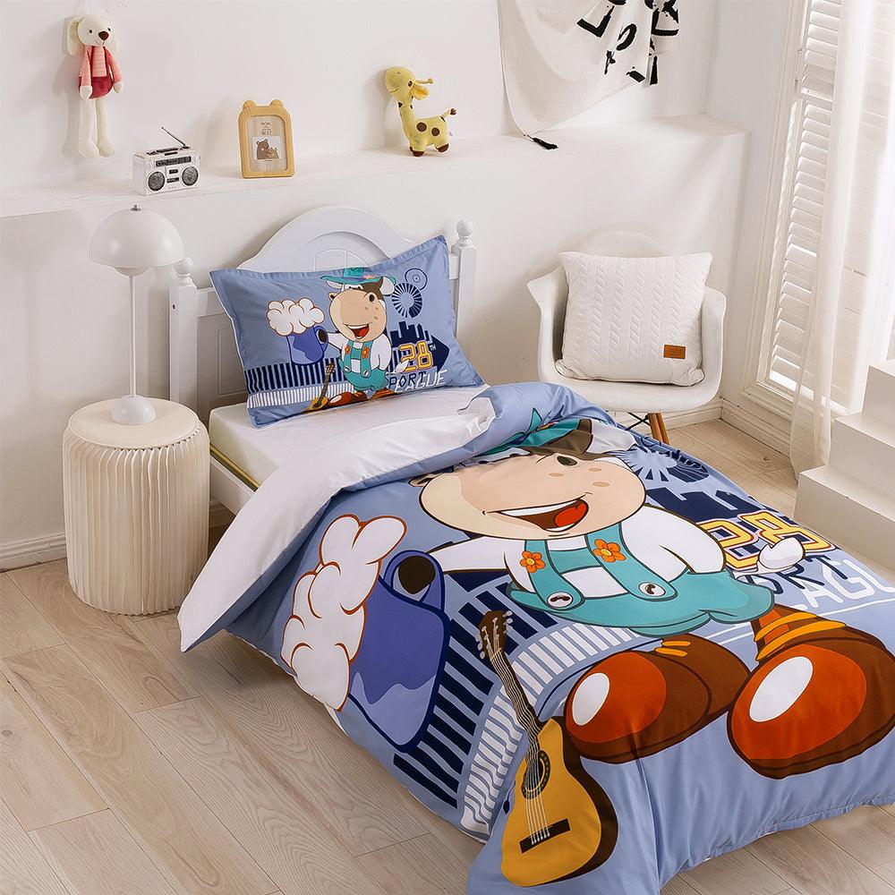 3D Cartoon Animal Cow Guitar Quilt Cover Set Bedding Set Duvet Cover Pillowcases 364