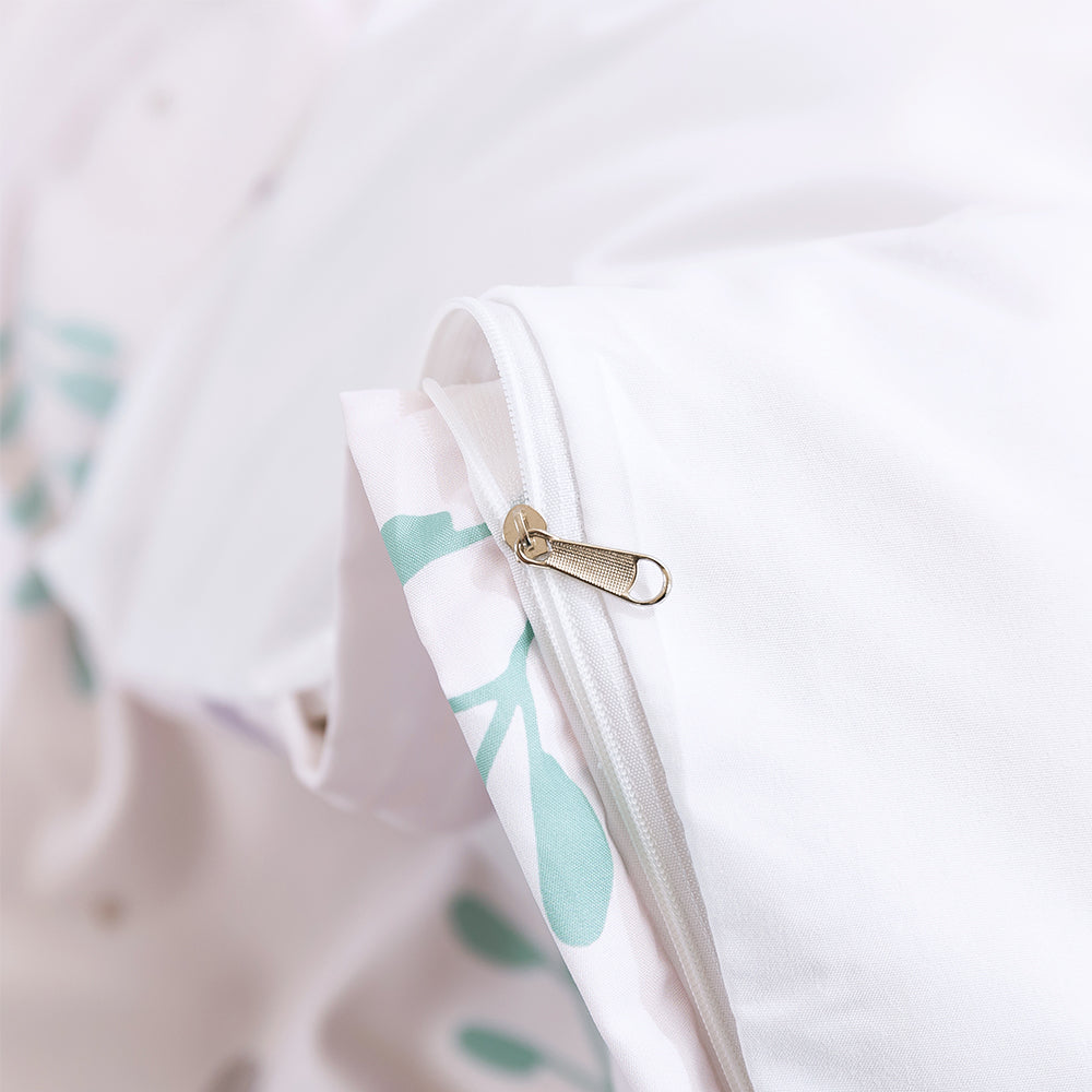 3D Butterfly Leaves Fresh Pattern Modern Quilt Cover Set Bedding Set Duvet Cover Pillowcases 285