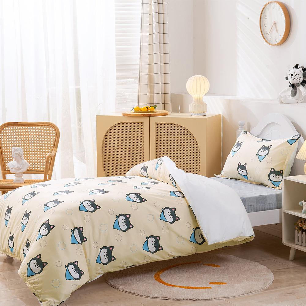 3D Cartoon Animal Dog Quilt Cover Set Bedding Set Duvet Cover Pillowcases 454