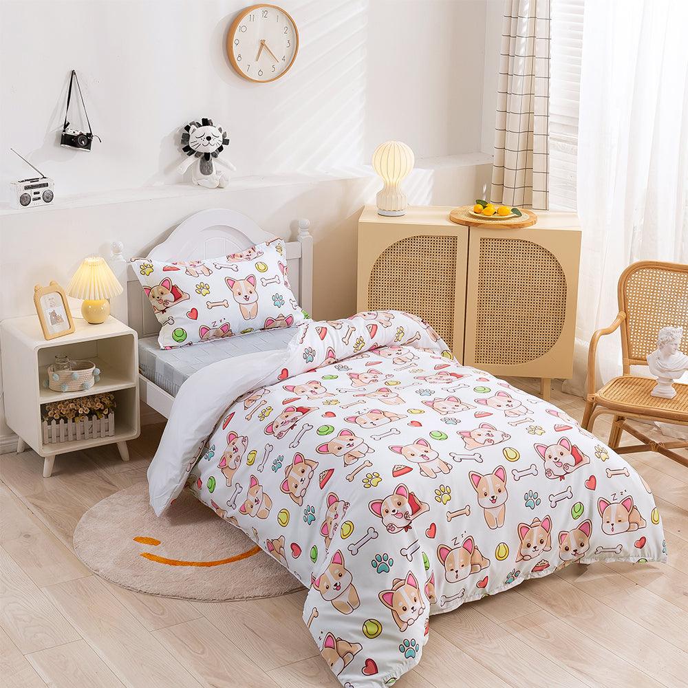 3D Cartoon Animal Dog Bone Quilt Cover Set Bedding Set Duvet Cover Pillowcases 461