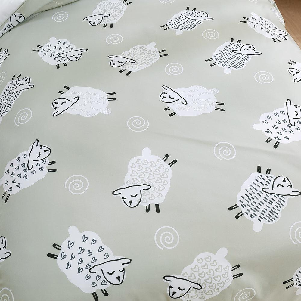 3D Cartoon Animal Sheep Quilt Cover Set Bedding Set Duvet Cover Pillowcases 463