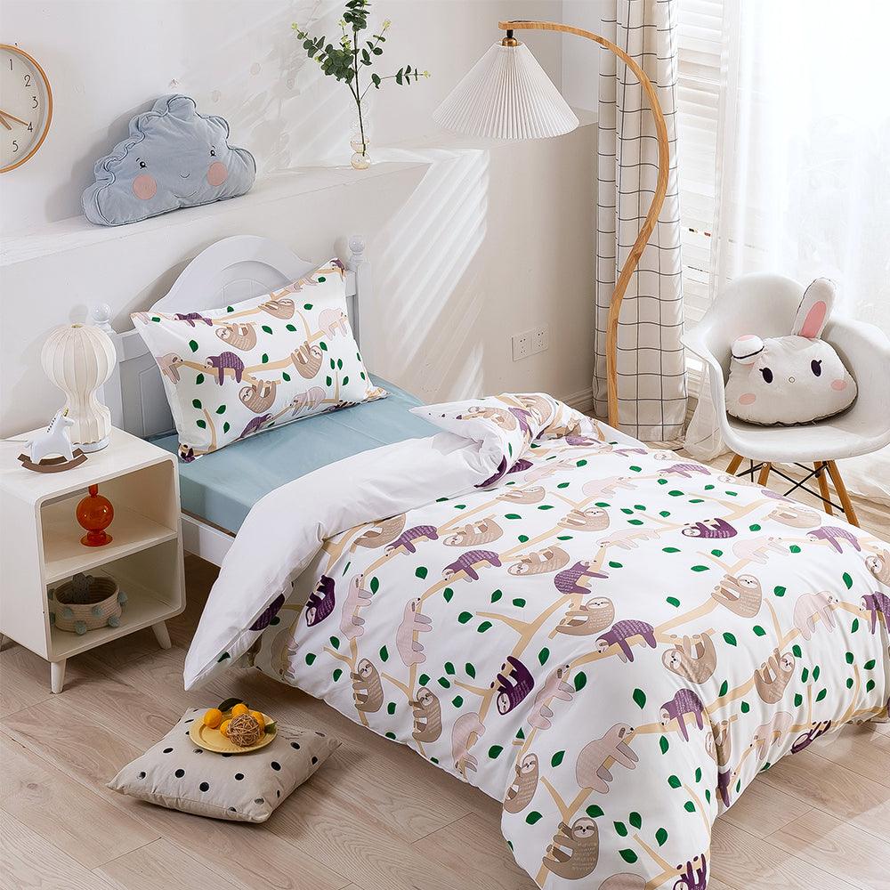 3D Cartoon Animal Sloth Quilt Cover Set Bedding Set Duvet Cover Pillowcases 235