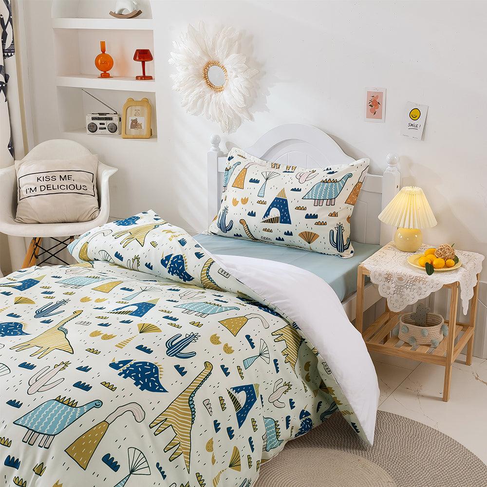 3D Cartoon Animal Dinosaur Tent Quilt Cover Set Bedding Set Duvet Cover Pillowcases 243