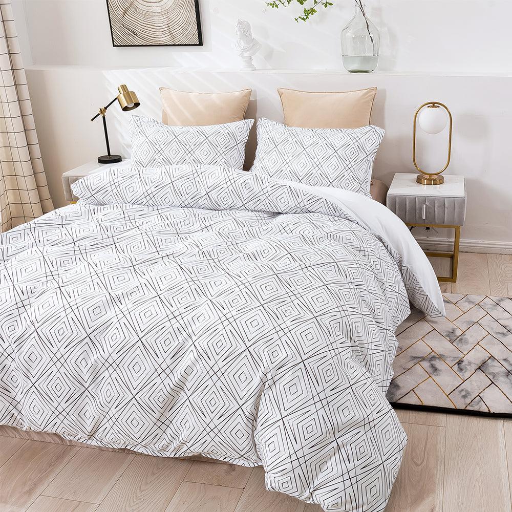 3D Abstract Geometric Pattern Quilt Cover Set Bedding Set Duvet Cover Pillowcases 449