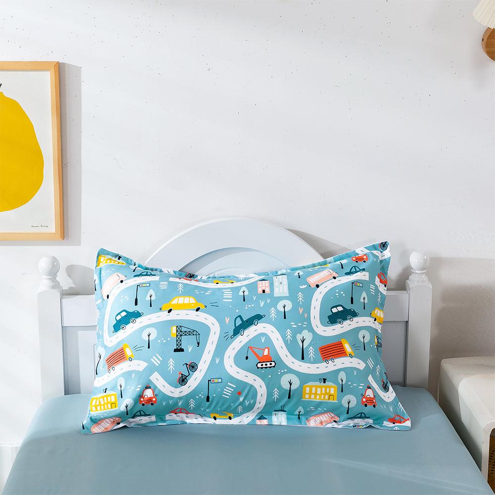 3D Cartoon Car Traffic Highway Quilt Cover Set Bedding Set Duvet Cover Pillowcases 28