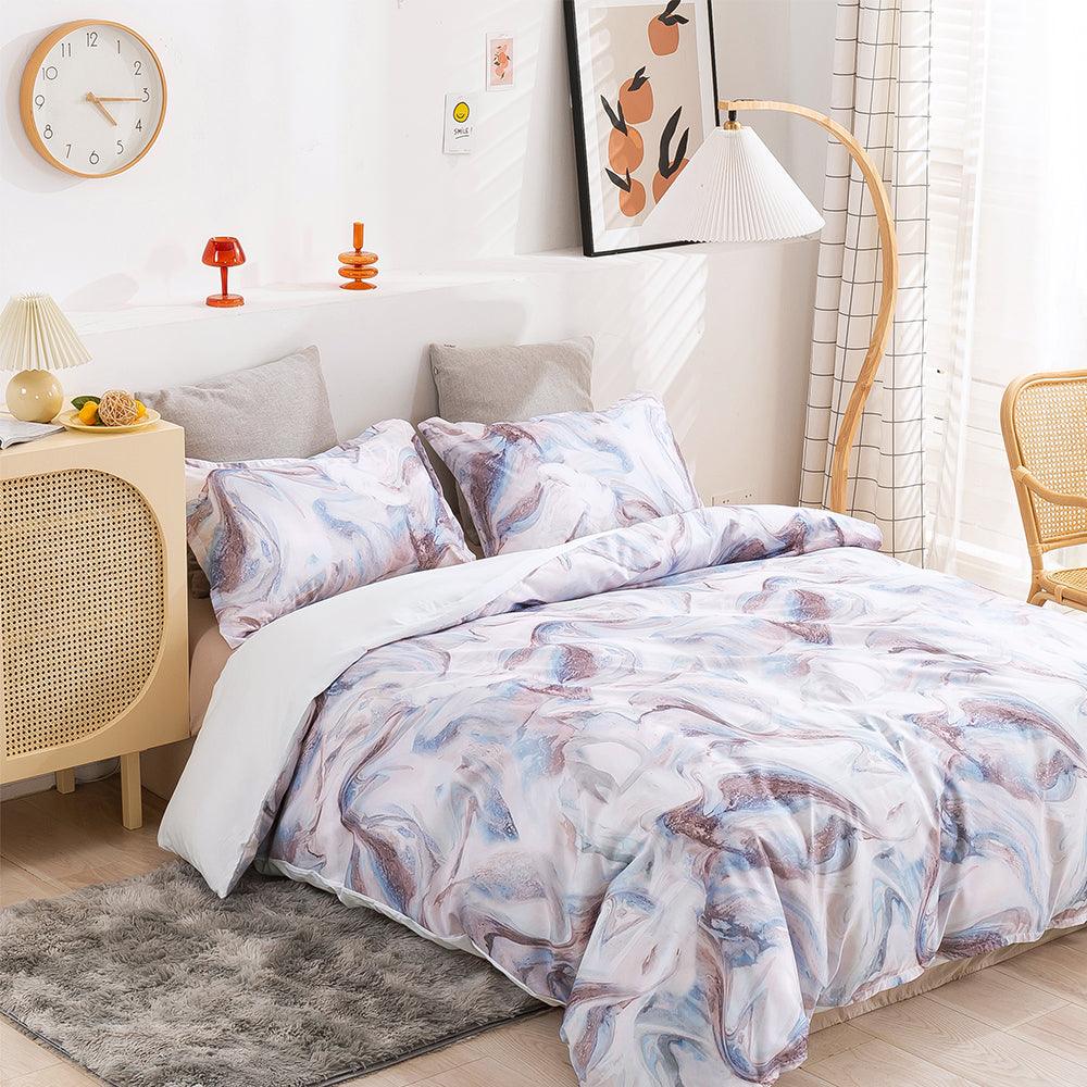 3D Abstract Marble Texture Quilt Cover Set Bedding Set Duvet Cover Pillowcases 312
