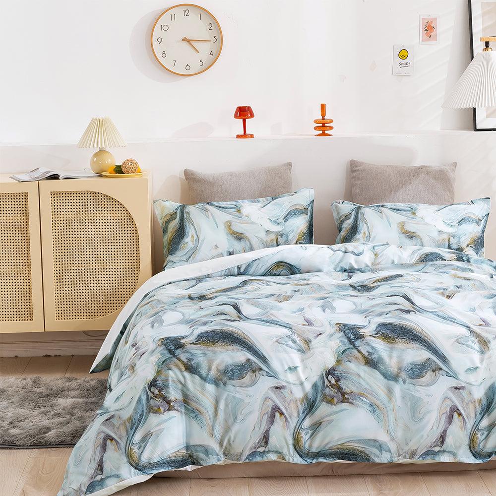 3D Abstract Marble Texture Quilt Cover Set Bedding Set Duvet Cover Pillowcases 313