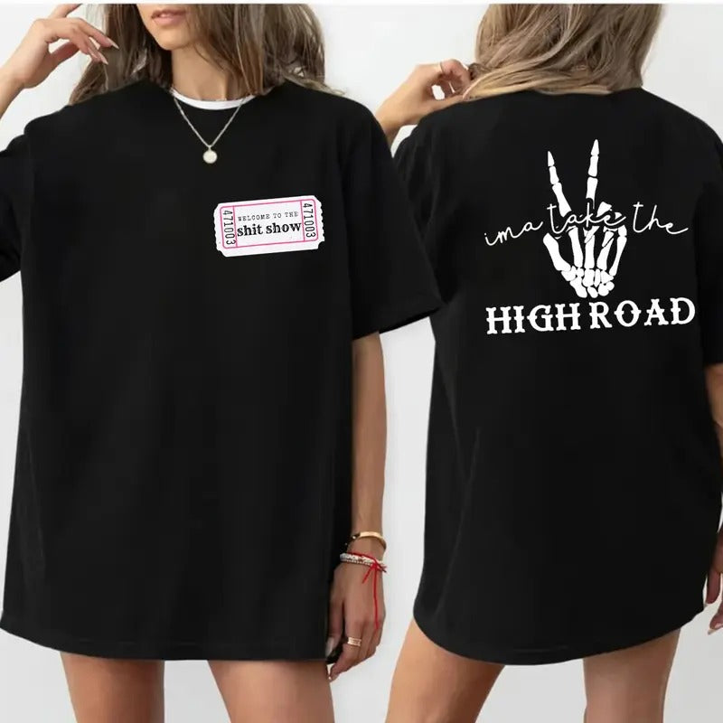 Highr0ad, K0e Concert 2024 Two-Sides Tee, Country Fan Top, Unisex Short Sleeve Tee Shirt, Casual Clothing