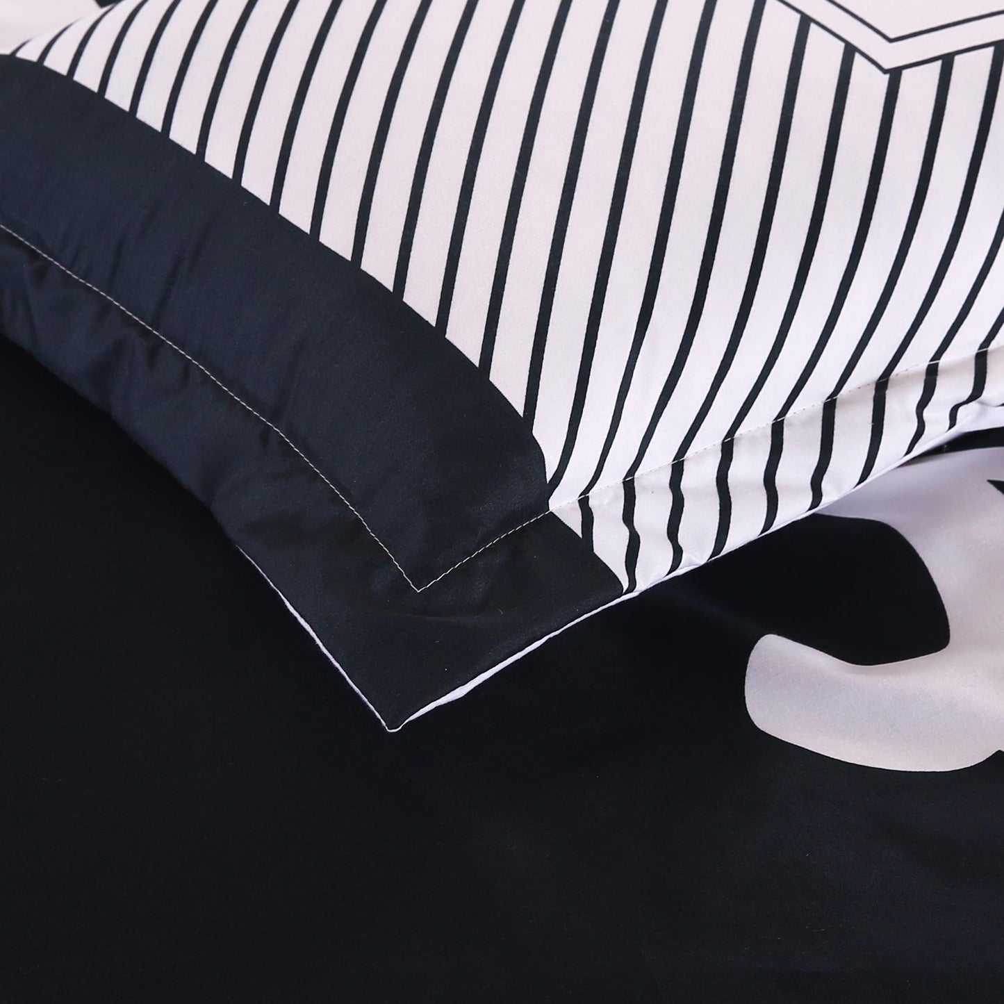 3D Black Boss Quilt Cover Set Bedding Set Pillowcases 72