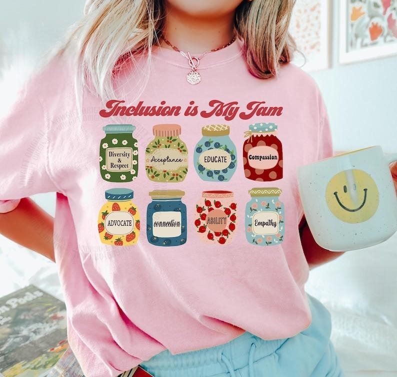 Inclusion Tshirt, Neurodiversity Shirt, Inclusion Is My Jam, Special Education Teacher, Autism Awareness, Autism Teacher, Inclusion Teacher