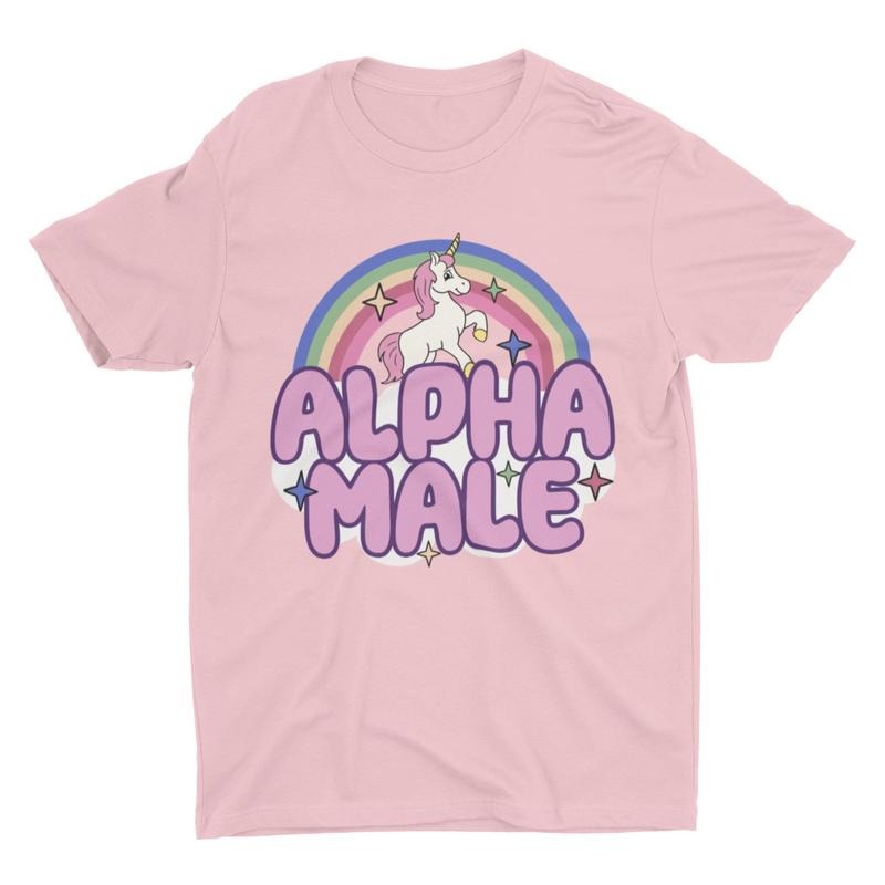 Ironic Alpha Male Unicorn Rainbow, Funny Unisex Tshirt, Bella Canvas Tee, Funny Shirt, Funny Graphic Tee, Offensive Shirt, Weird T-shirt, sweater and Hoodie