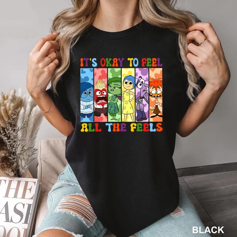It's OK To Feel All The Feels Shirt, Family Trip Shirt, Family Emotions Matching Tees