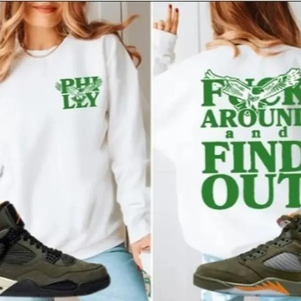 Jordan Retro 5 Olive 5s SweatShirt To Match Sneaker Fuch Around color white