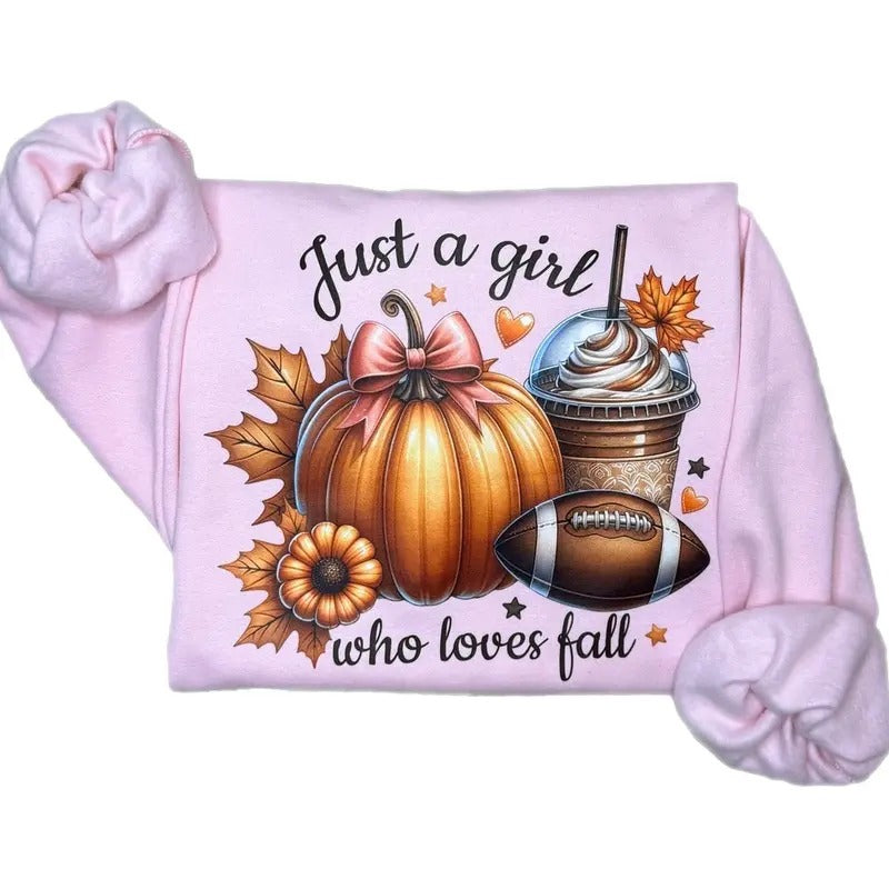 Just A Girl Who Loves Fall Sweatshirt