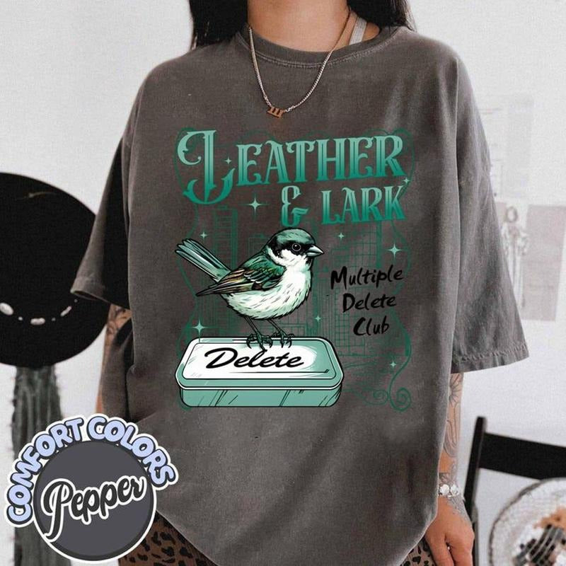 Leather and Lark Inspired Digital Shirt download, Montague Muffins , Brynne Weaver, Dark Romance Gift, Lark Montague, Book Lover