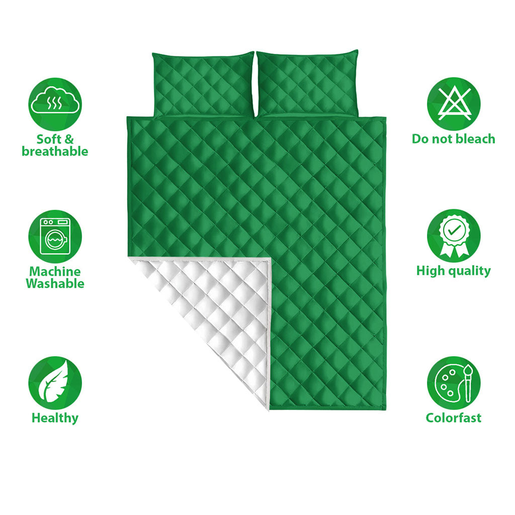 Personalized Cricket Quilt Set, Cricket Ball Black Quilt Blanket With Pillowcases, Custom Name and Number Quilt Bedding Set