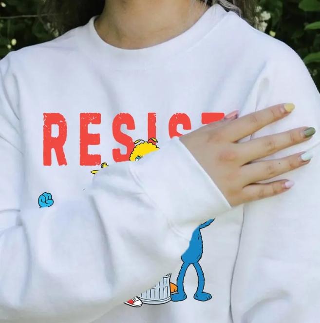 Resist street shirt, Vintage 90s Graphic tee, sweatshirt, hoodie Rabbit Tops