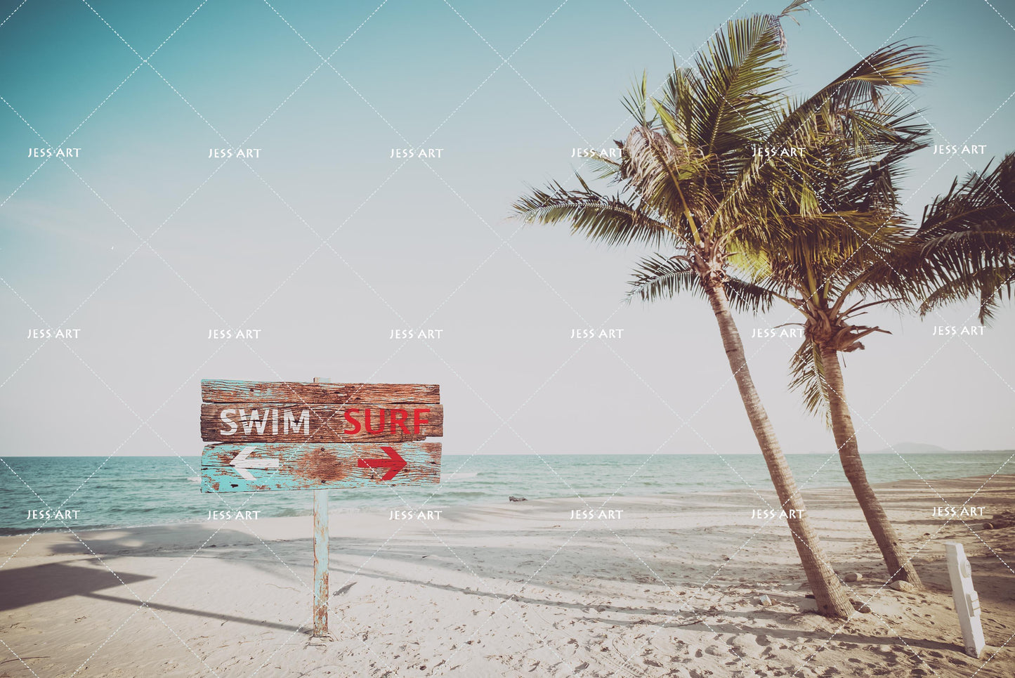 3D Blue Sea Beach Coconut Tree Quilt Cover Set Bedding Set Pillowcases 34