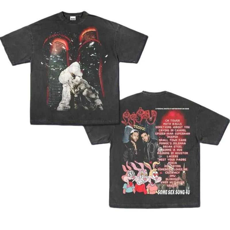 SSS4U Tour 2025 Retro Graphic Tee, 90s Style Hot Hit for True Fans