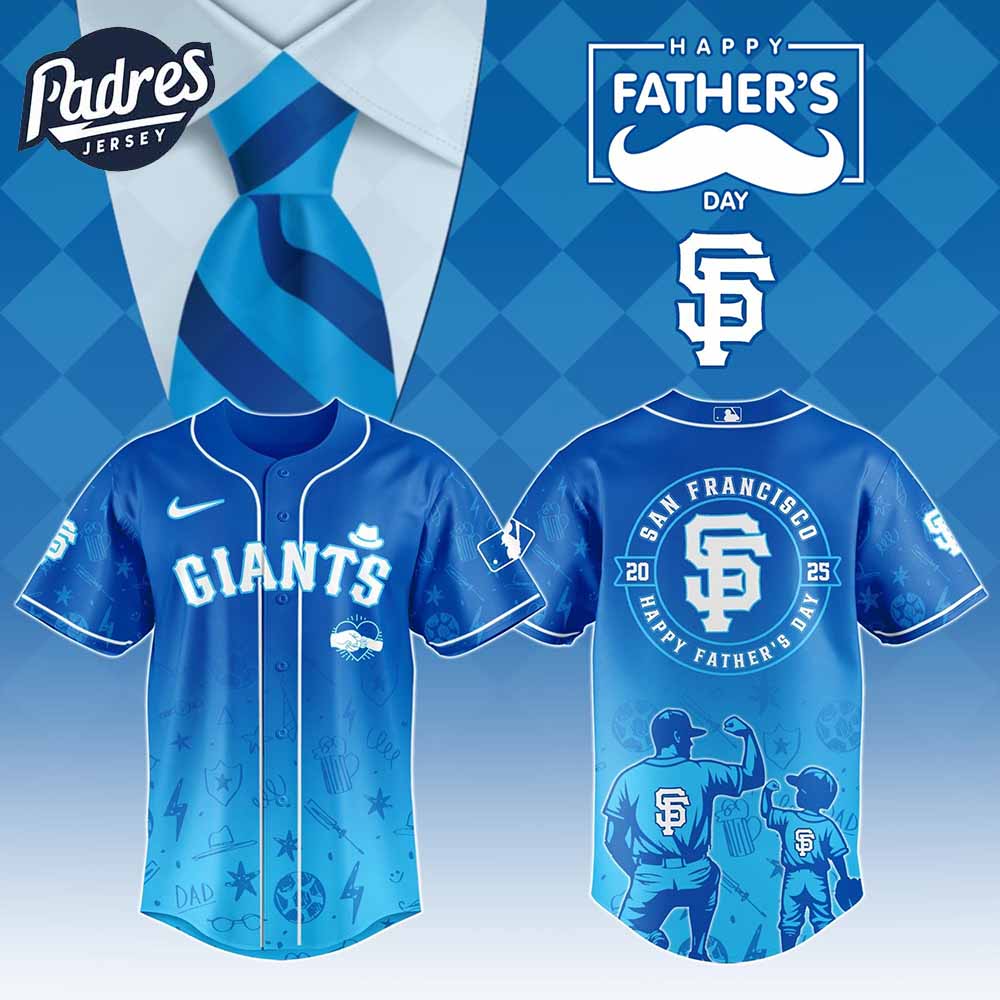 San Francisco Giants MLB x Fathers Day Baseball Jersey - Padres Jersey Oasis: Elevate Your Baseball Style Game