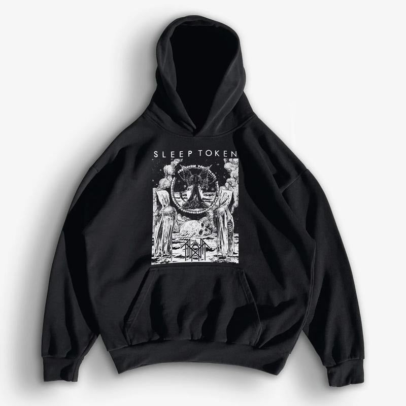 Ssleep 2025 Tooken Vintage Tee, Heavy Metal Band Merchandise, Rock Fan Apparel, Unisex Sweater Pullover Tee