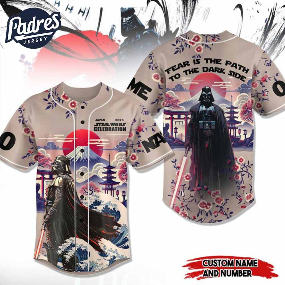Star Wars Celebration Fear Is The Path To The Dark Side Baseball Jersey - Padres Jersey Oasis: Elevate Your Baseball Style Game
