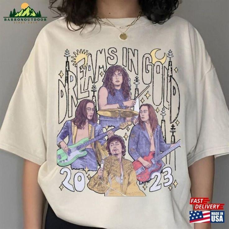 Starcatcher Greta Van Fleet Tour T-Shirt, Dream In Gold Album Gift
