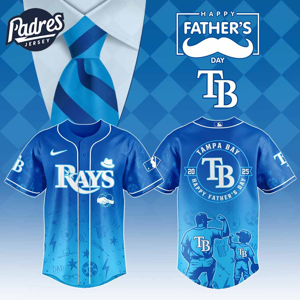 Tampa Bay Rays MLB x Fathers Day Baseball Jersey - Padres Jersey Oasis: Elevate Your Baseball Style Game