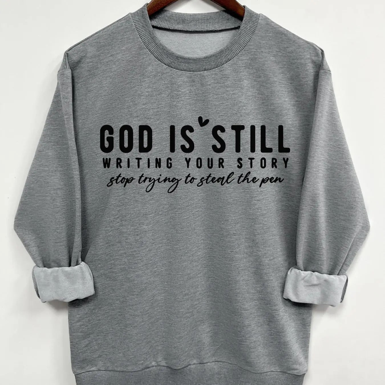 Teen Girl's Letter Print Crew Neck Sweatshirt, Casual Long Sleeve Pullover for Daily Wear, Fashion Cozy Top for Teenager