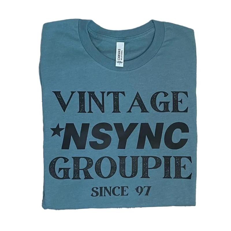 Vintage *N SYNC Groupie t-shirt - Womenswear casual unisex T-shirt - funny graphic tees - women's clothing