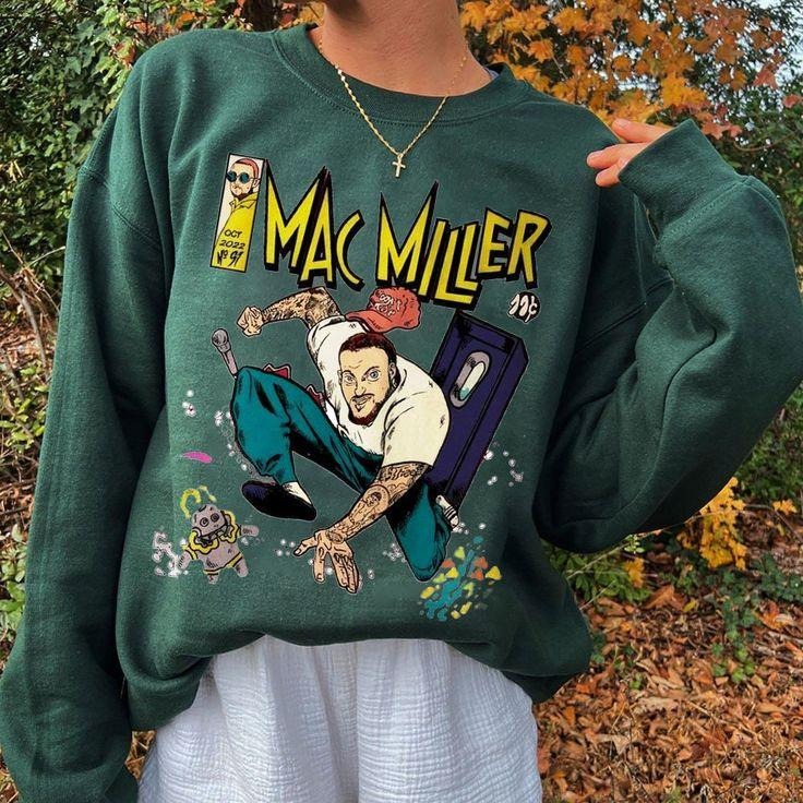 Vintage Mac millers Sweatshirt,Mac Swimming Sweatshirt,Hip Hop Sweatshirt,Vintage Rap Tee,Mac Fan Gift