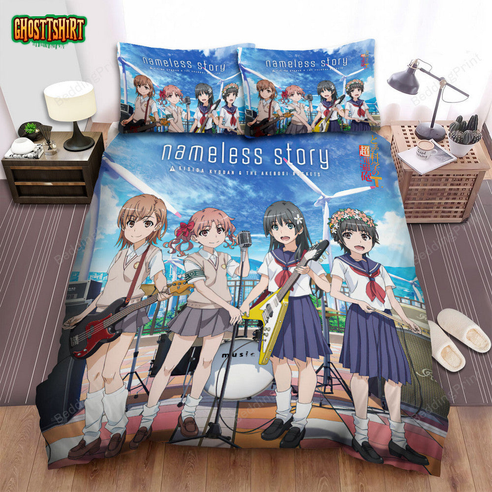 A Certain Scientific Railgun The Nameless Story Poster Bed Sheets Spread Duvet Cover Bedding Set