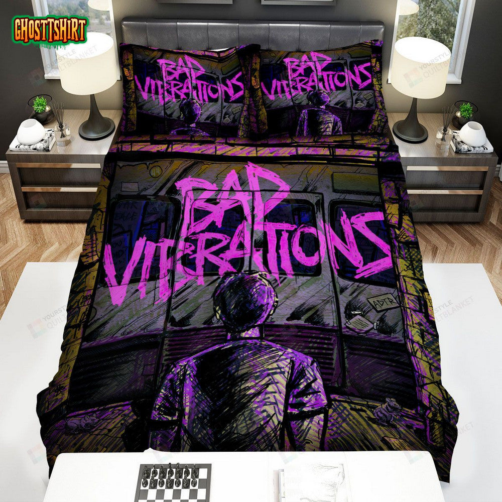 A Day To Remember Album Cover Bad Vibrations Bed Sheets Spread Comforter Duvet Cover Bedding Set