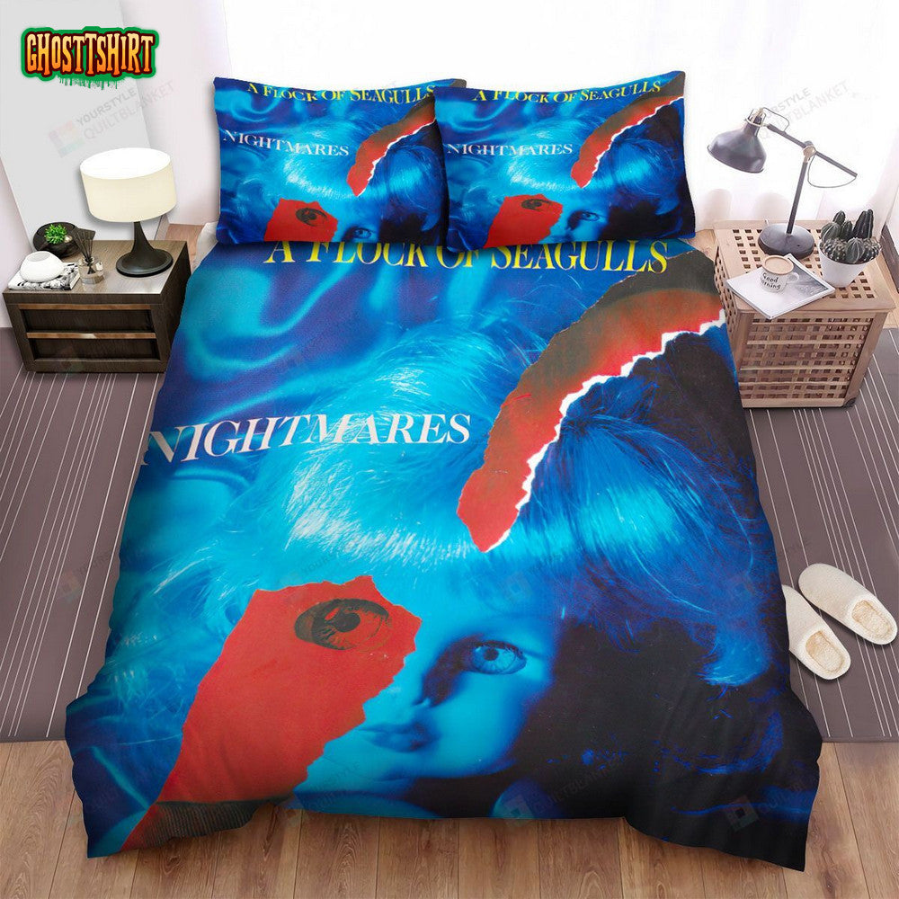 A Flock Of Seagulls Band Nightmares Bed Sheets Spread Comforter Duvet Cover Bedding Set