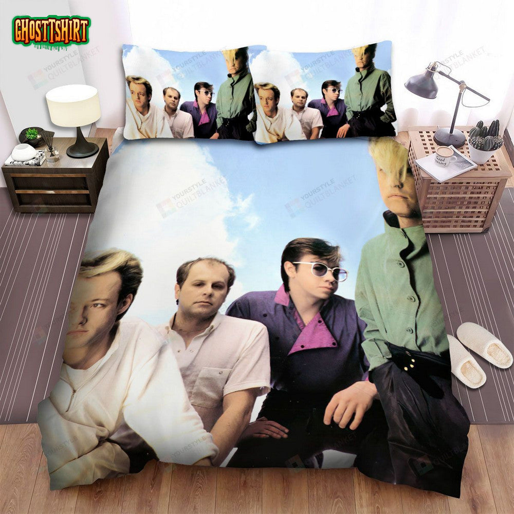 A Flock Of Seagulls Band Sky Background Bed Sheets Spread Comforter Duvet Cover Bedding Set