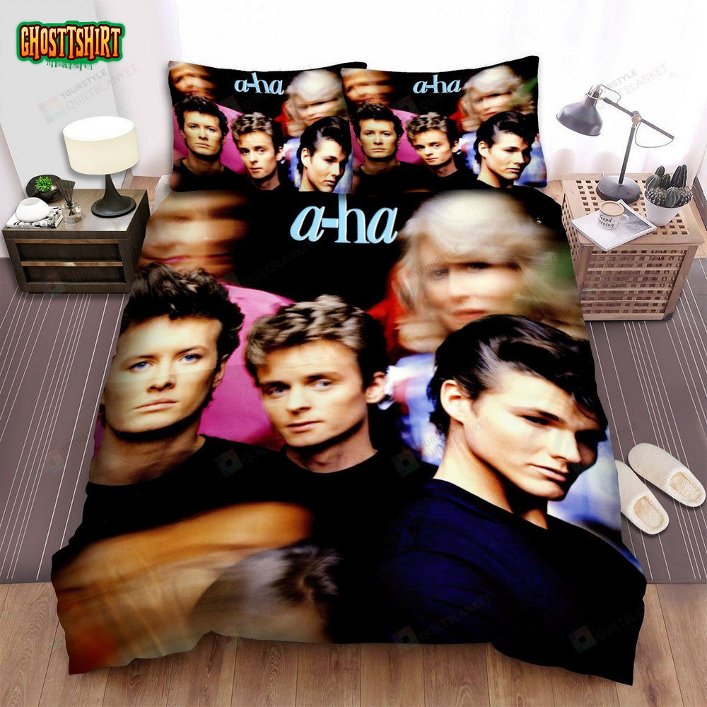 A-Ha Music Band Album Stay On These Roads Bed Sheets Spread Comforter Duvet Cover Bedding Set
