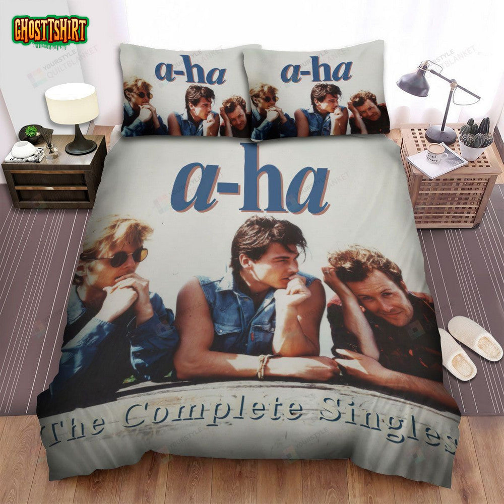 A-Ha Music Band The Complete Singles Bed Sheets Spread Comforter Duvet Cover Bedding Set
