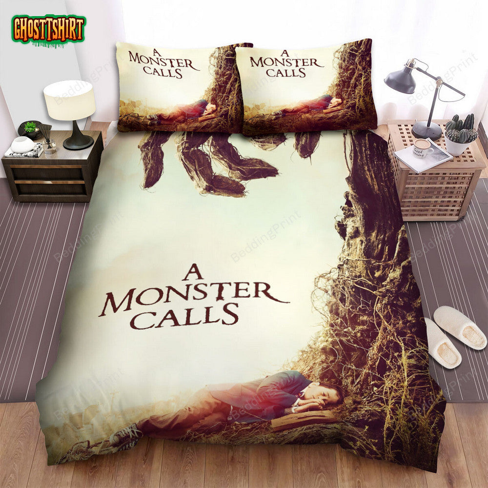 A Monster Calls Movie Poster 1 Bed Sheets Duvet Cover Bedding Set