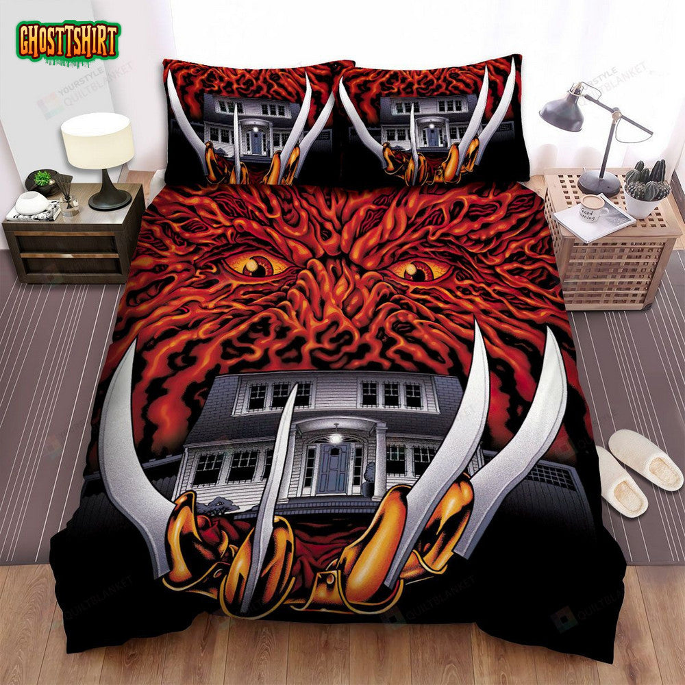 A Nightmare On Elm Street Movie Lion Photo Bed Sheets Spread Comforter Duvet Cover Bedding Set