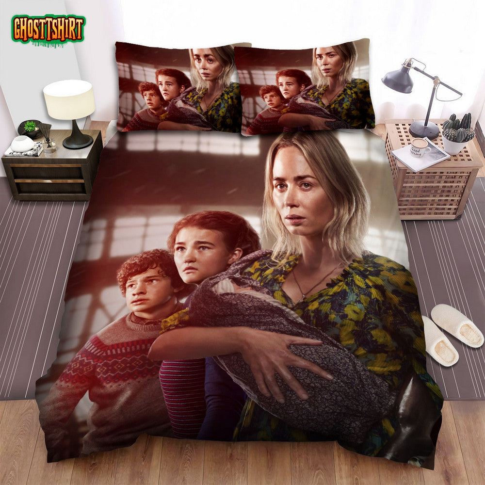 A Quiet Place Part Ii Movie Poster Bed Sheets Spread Comforter Duvet Cover Bedding Set Ver 7