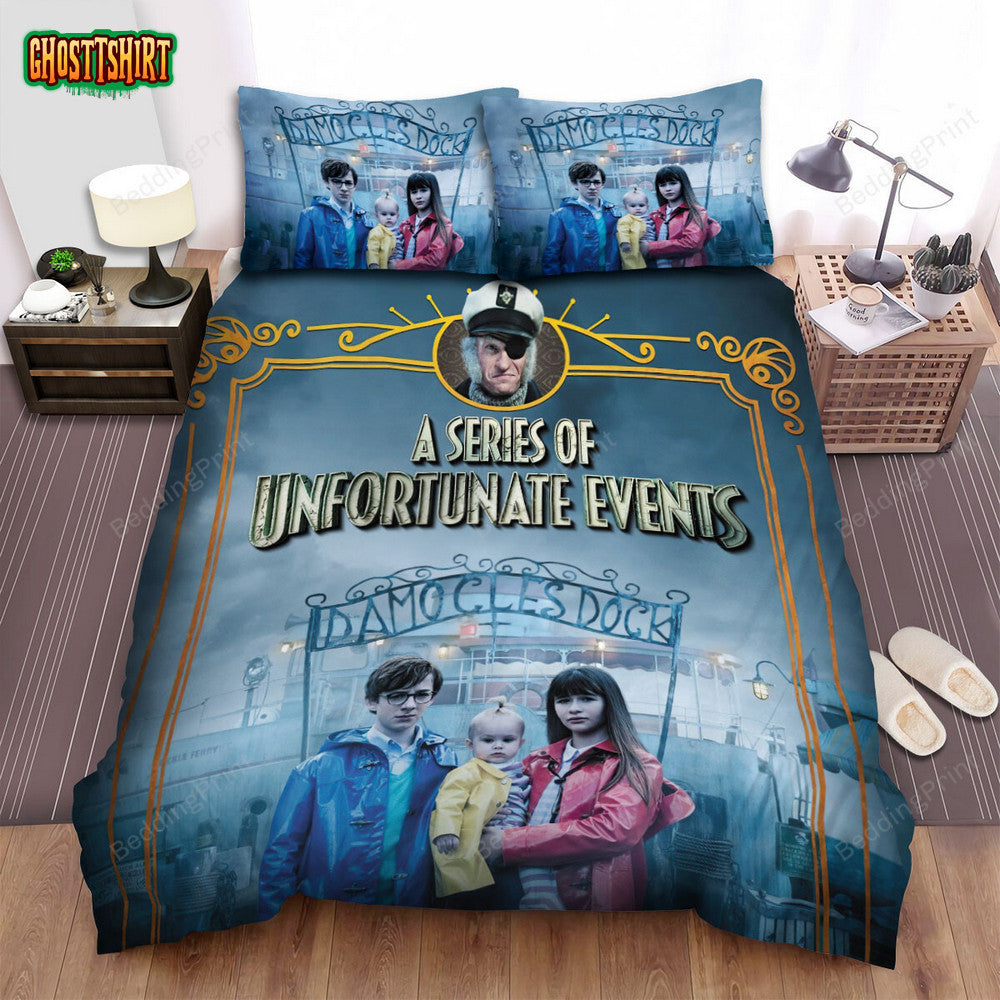 A Series Of Unfortunate Events (2017–2019) The Wide Window Bed Sheets Duvet Cover Bedding Set