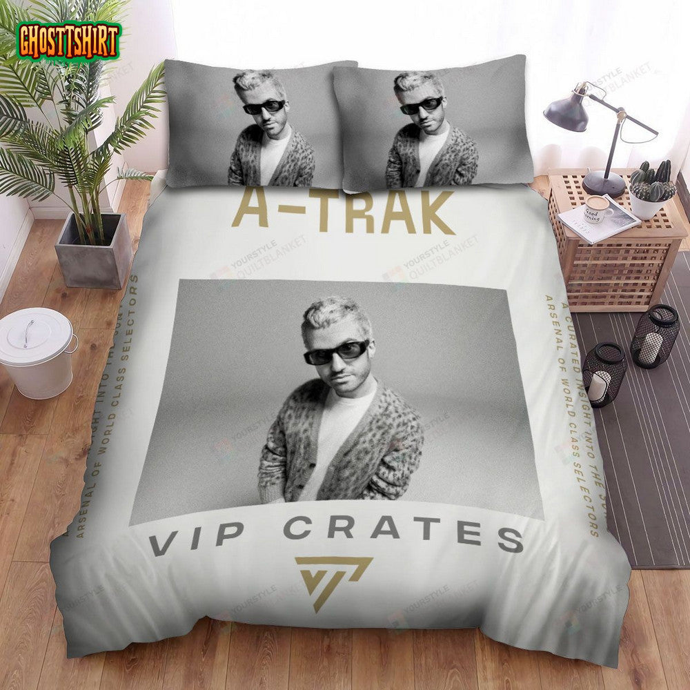A-Trak Vip Crates Album Music Bed Sheets Spread Comforter Duvet Cover Bedding Set