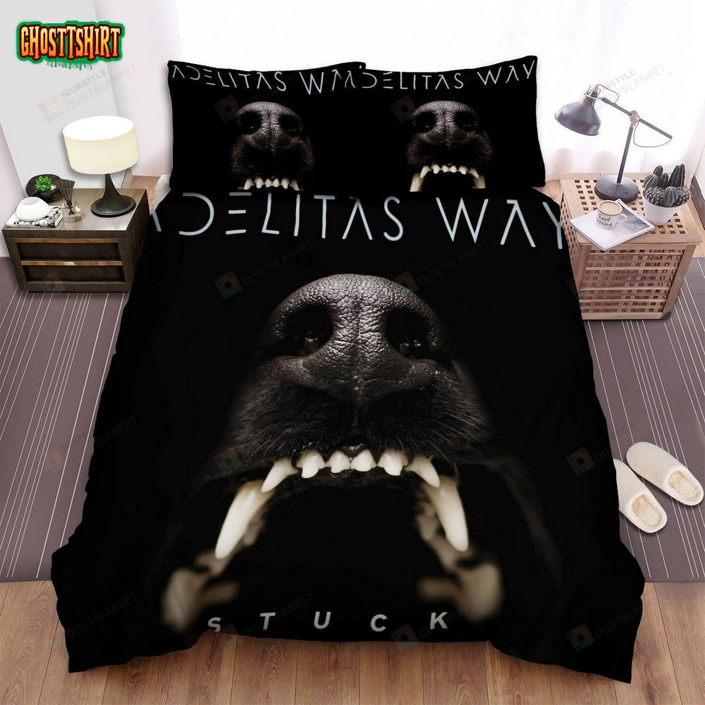 Adelitas Way Music Stuck Album Bed Sheets Spread Comforter Duvet Cover Bedding Set