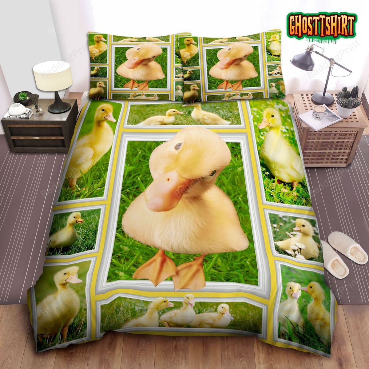 Adorable Baby Duck Bed Sheets Duvet Cover Bedding Set