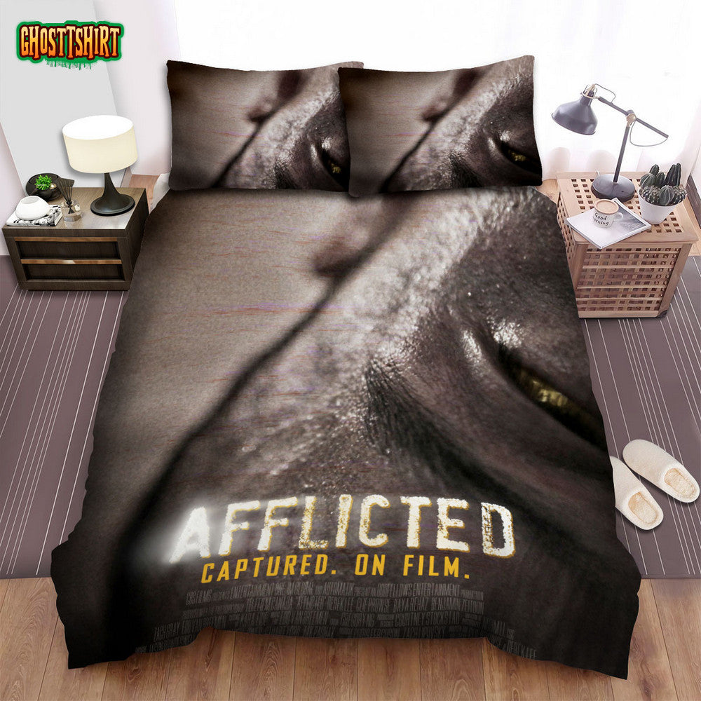 Afflicted (2013) Movie Poster Artwok Bed Sheets Spread Comforter Duvet Cover Bedding Set