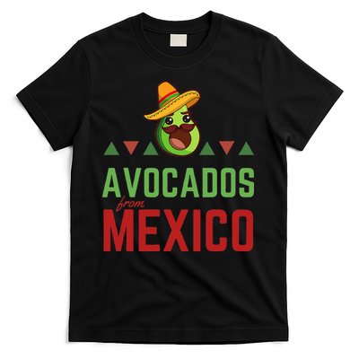 Avocados From Mexico Mexican Day Flag Avocado Costume T-Shirt