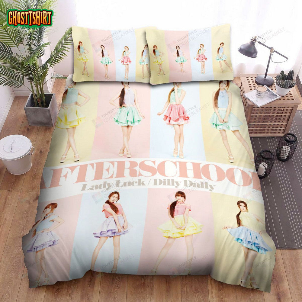 After School Lady Luck Album Cover Bed Sheets Spread Comforter Duvet Cover Bedding Set