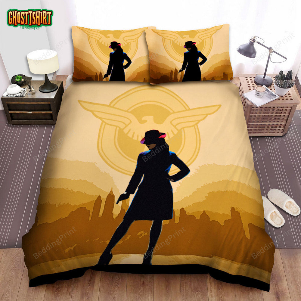 Agent Carter (2015–2016) Movie Illustration 4 Bed Sheets Duvet Cover Bedding Set